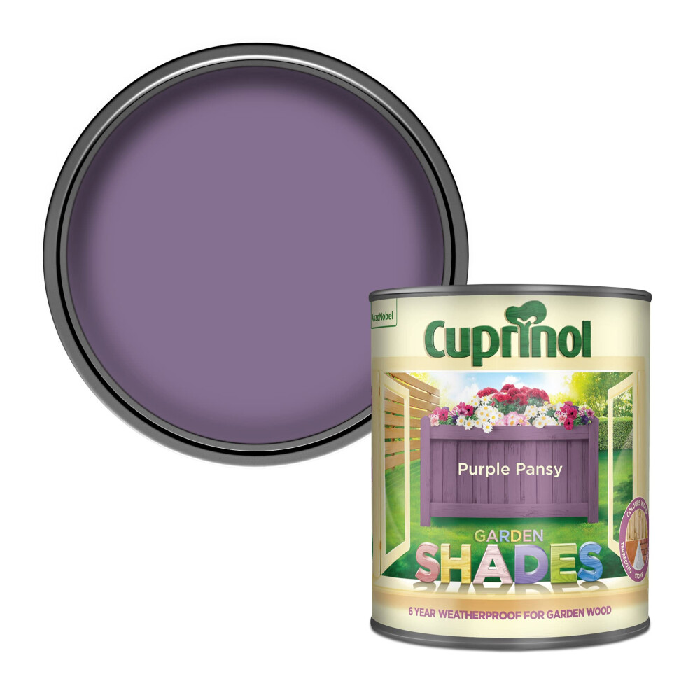 5232364 CUPGSPP1L 1 Litre Garden Shades Paint - Purple Pansy