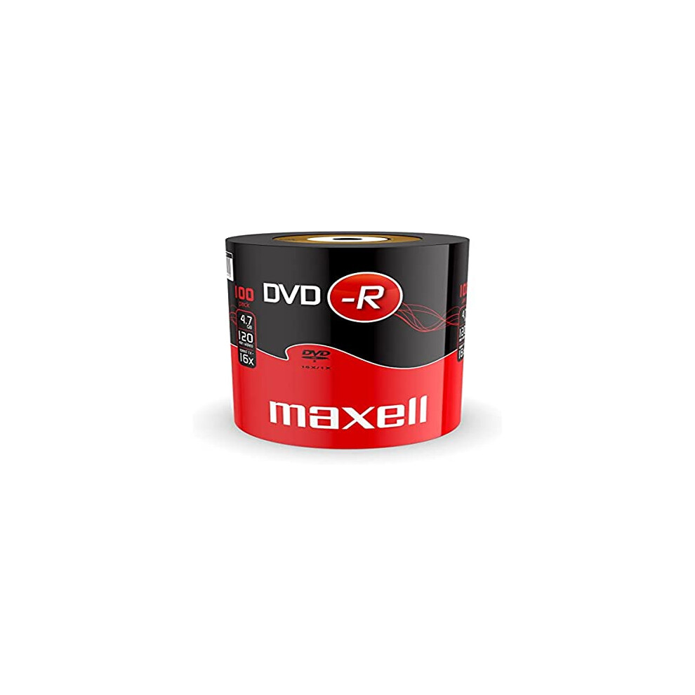 Maxell Dvd-R 16X 4.7Gb 120Min Discs (Pack Of 100)