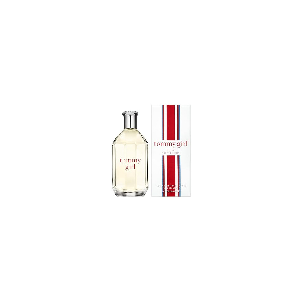 – Tommy Girl Eau de Toilette 100 ml – Perfume for Women – Very Fresh Floral Fragrance with Fruity Notes – Transparent Glass Bottle