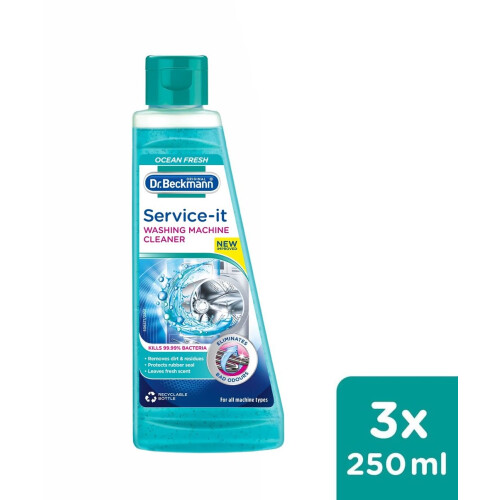 Dr Beckmann Service-it Washing Machine Cleaner, 3 x 250 ml 2