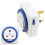 Status Timer Switch Square | 24 Hour Segment Timer Light Switch | White UK Plug | S24HRSQT3 1