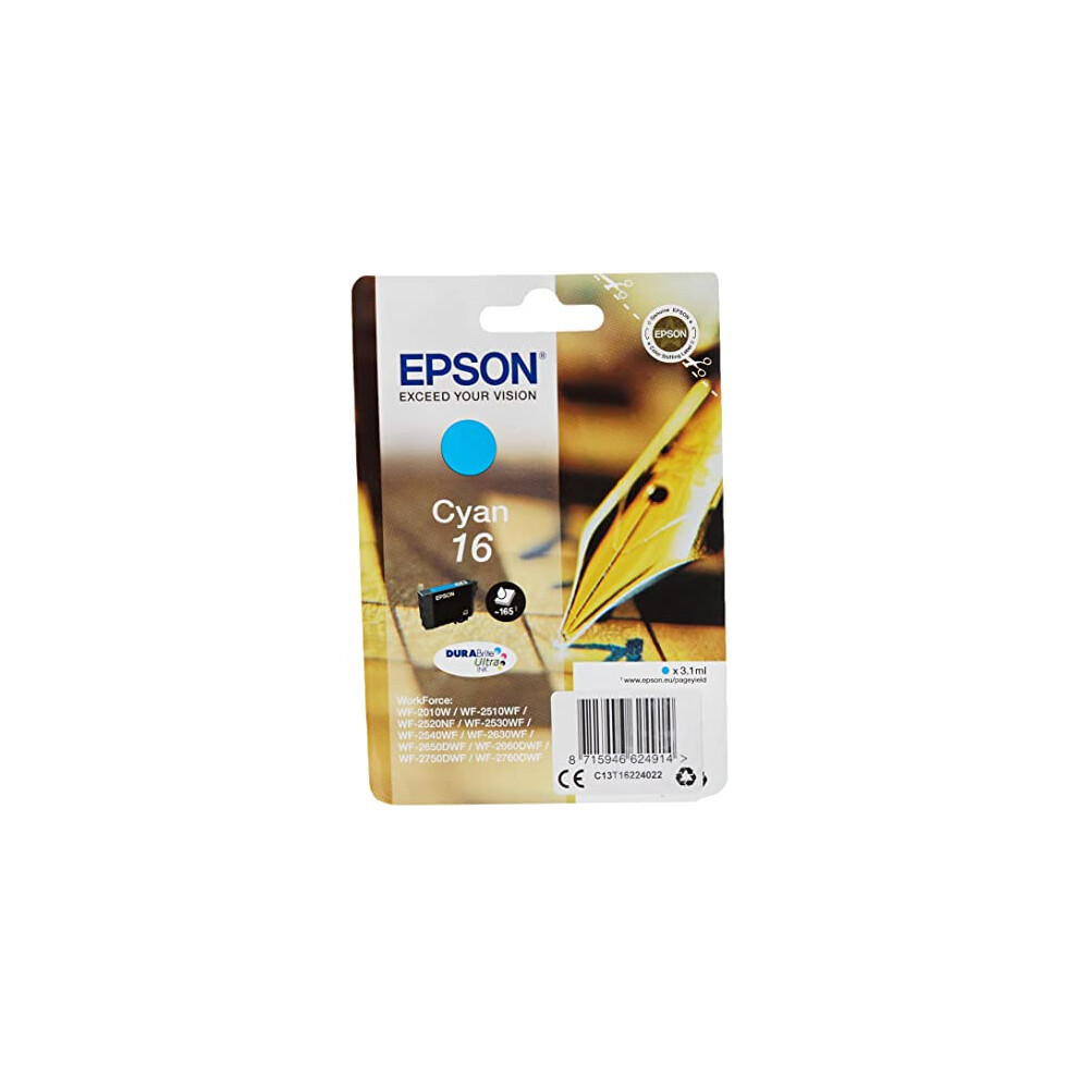 Epson Pen & Crossword Ink Cartridge For Workforce Wf-2010W Series - Cyan