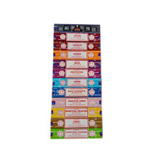 Incense Set 12 x 15gram Includes: Nag, Super Hit, Oodh, Positive Vibes, Namaste, Champa, Opium, Reiki, Spiritual Healing, Karma, Traditional Ayurveda