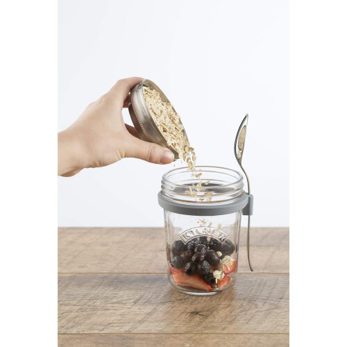 Kilner 0.35 Litre Round Glass Breakfast Jar Set 1