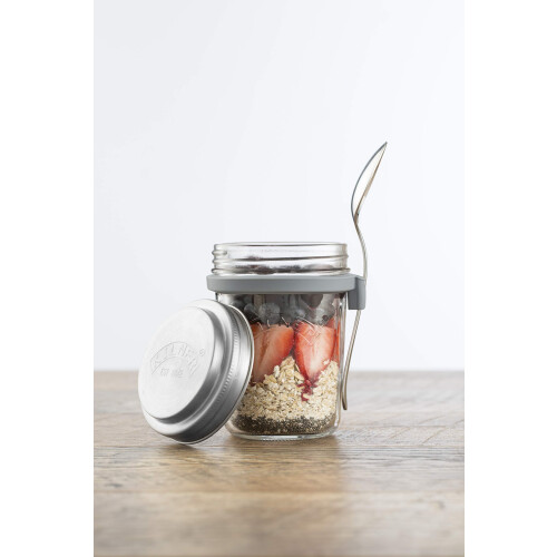 Kilner 0.35 Litre Round Glass Breakfast Jar Set 2