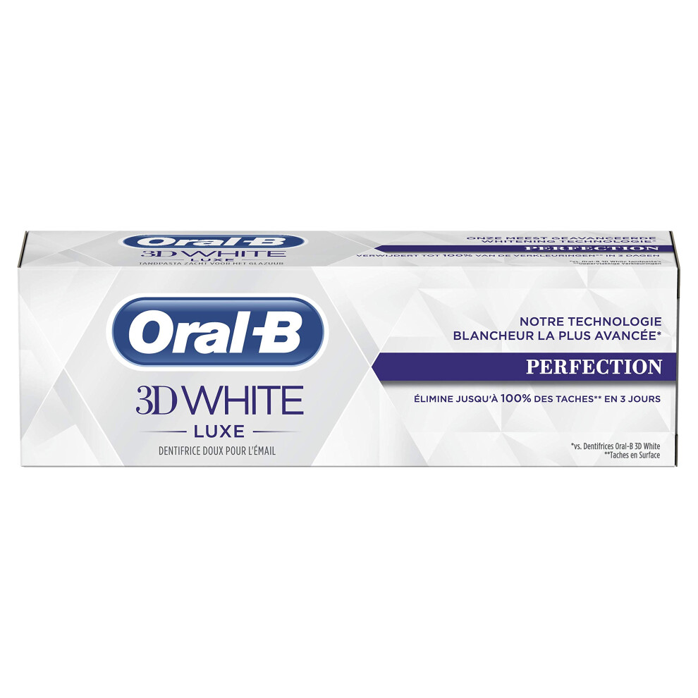 Manual 3DWhite Luxury Perfection Whitening Toothpaste, 75 ml