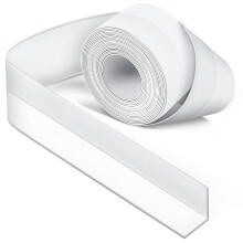 Bath Sealant Strip, Anti Mould Sealant Tape, Waterproof Sealing Tape, Caulk Strip, Flexible Self-Adhesive Tape for Decorating Kitchen, Bathroom,