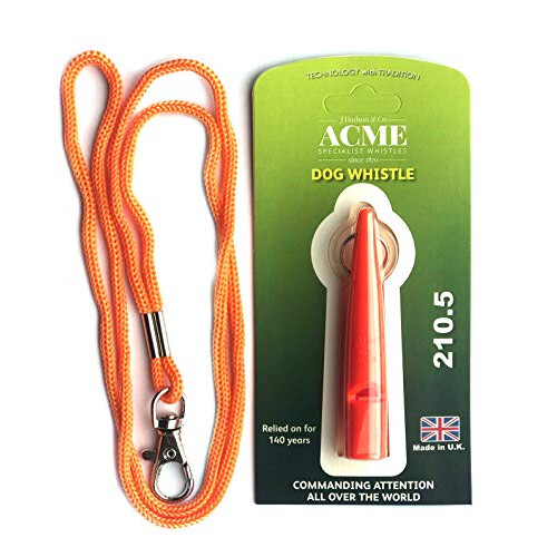 Acme Dog whistle with Acme Lanyard (210.5, Orange)