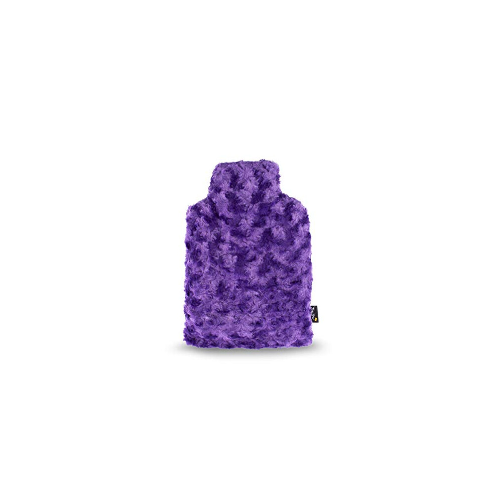 Zhu Zhu Plush Hot Bottle Body Warmer - Microwavable Wheat Bag - Microwave Heat Pad with Lavender (Purple Swirl)