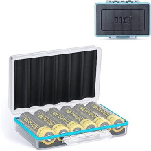 18650 Battery Case Battery Holder Case for 6 Pieces 18650 Battery and All Similar Size Batteries, Batteries Carrying Case Organizer