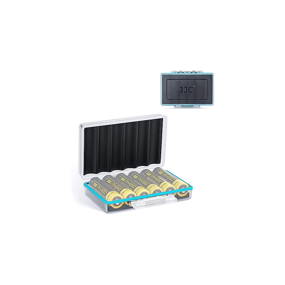 18650 Battery Case Battery Holder Case for 6 Pieces 18650 Battery and All Similar Size Batteries, Batteries Carrying Case Organizer