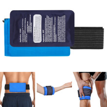 Reusable Gel Ice Pack for Injuries | Heat Pack & Ice Packs for Sports Injuries with Pouch | Instant Ice Pack for Rapid Cool, Microwave Heating Pad |