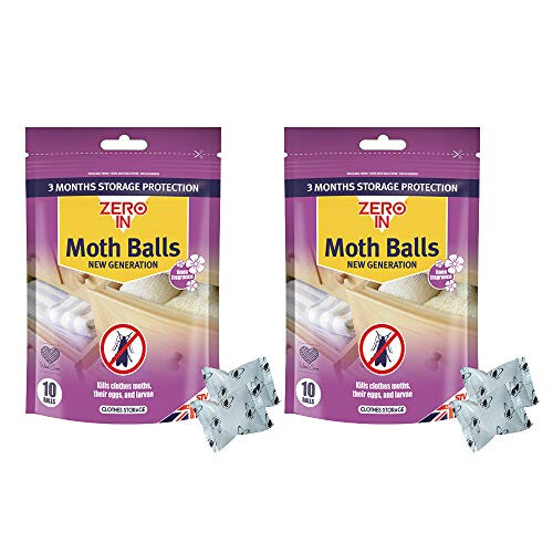 AMZ436 Moth Balls 10 Pack x2