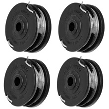 4 Pack Strimmer Trimmer Cutting Spool Line Replacement For Bosch ART 24 27 30 30-36 LI, Brushcutter Wire 20ft, Strimmer Spool for Bosch, No.F016800351