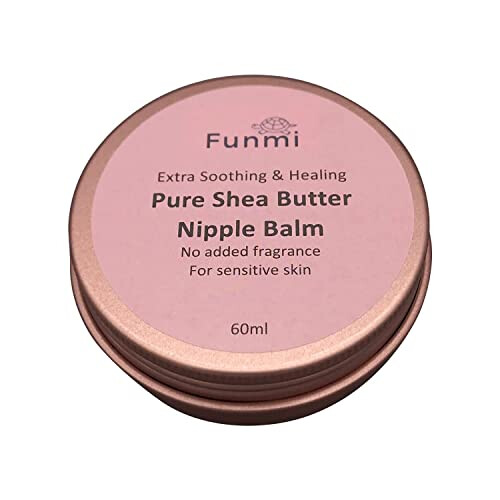 Pure Shea Butter Nipple Balm - Nipple Cream Quick Relief for Sore Nipples and Dry Skin - Shea Butter - 100% Pure and Natural Nipple Cream 2