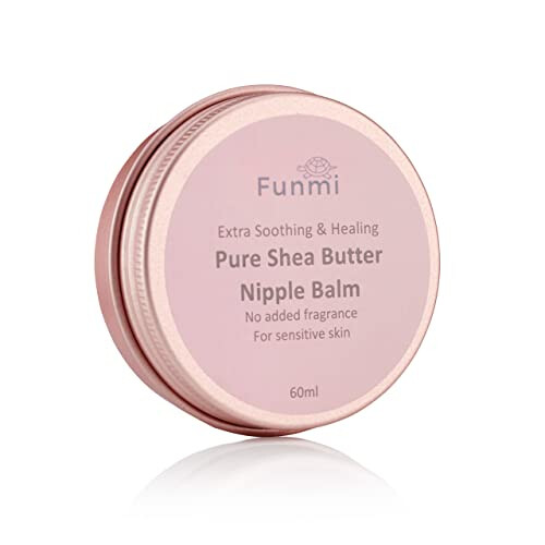 Pure Shea Butter Nipple Balm - Nipple Cream Quick Relief for Sore Nipples and Dry Skin - Shea Butter - 100% Pure and Natural Nipple Cream