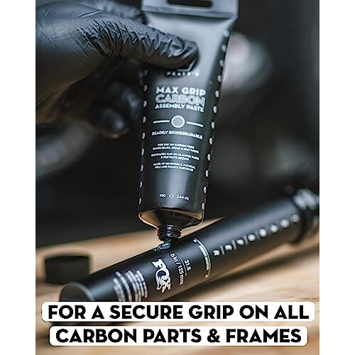 Peaty's Max Grip Carbon Gripper Paste (75g), Voorkom Slip Tussen Fietscomponenten 1