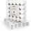 8 Hour Tea Light Candles, 50 Pack, Long Burning Time, Unscented Tea Lights - White 1