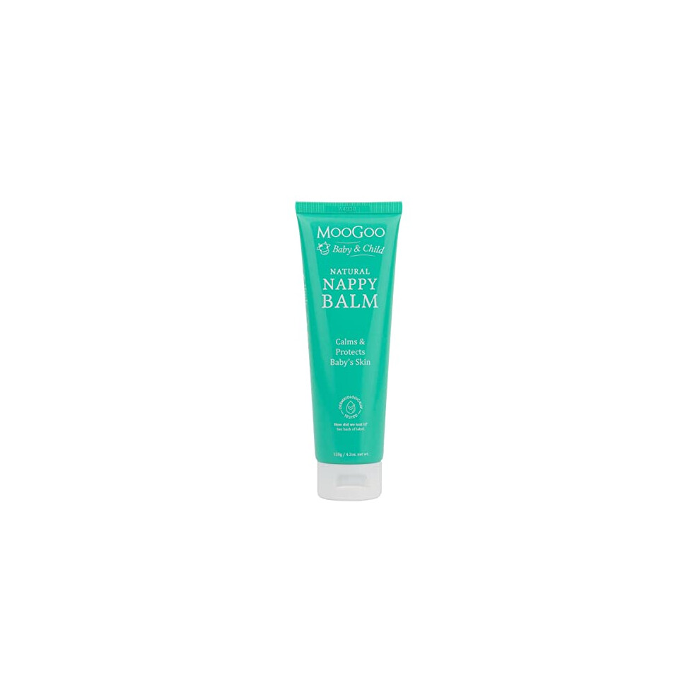 Nappy Balm - A Naturally Gentle Diaper For Sensitive Baby Skin - Soothing With Shea Butter, Zinc & Jojoba Oil - Barrier To Soothe & Cream Moogoo
