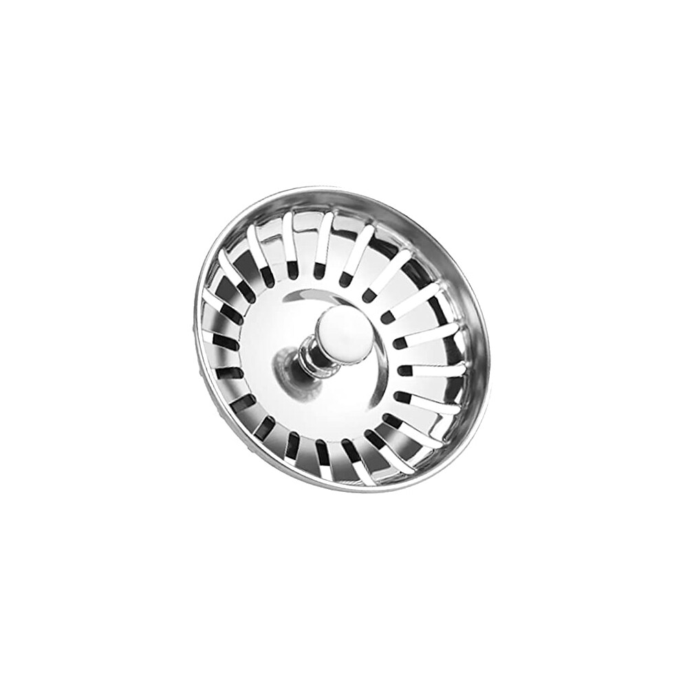 Aleex-A Stainless Steel Sink Plug Strainer 78Mm - Rust-Free Kitchen Drain Stopper With Hair Catcher & Food Waste Filter