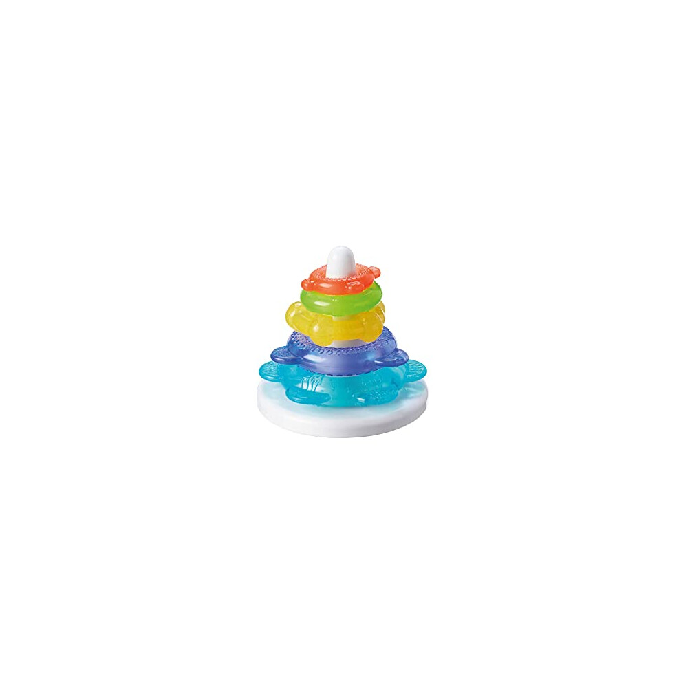 IcyBite Stacking Rings â Soothing Teether | Multiple Teething Surfaces | Refrigerator Safe | Suitable from 6 Months Plus