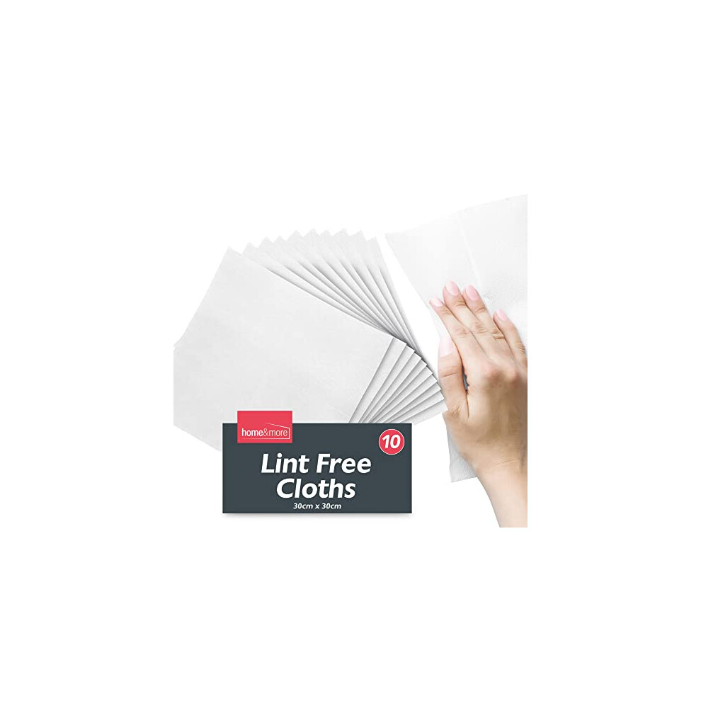 Sol 10Pk Lint Free Cleaning Cloths | Lint Free Cloths For Oiling Wood, Cleaning Screens, Reusable And Easy To Clean Lint Free Cleaning Cloth, Lint Free