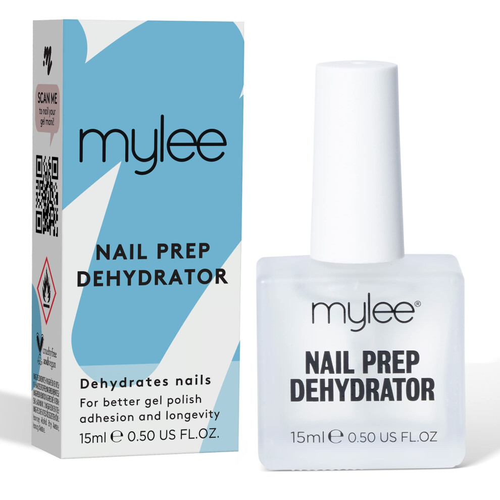 Nail Prep Dehydrator 15ml - Preps for Flawless Gel Polish Application with Ease and Reduces Lifting for Longer Lasting Manis, Gel Polish Bonding Base