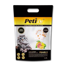 Ultra Hygienic Highly Absorbent Pearls Silica Gel Cat Litter CITRUS scent - 3.8L / ECO Friendly