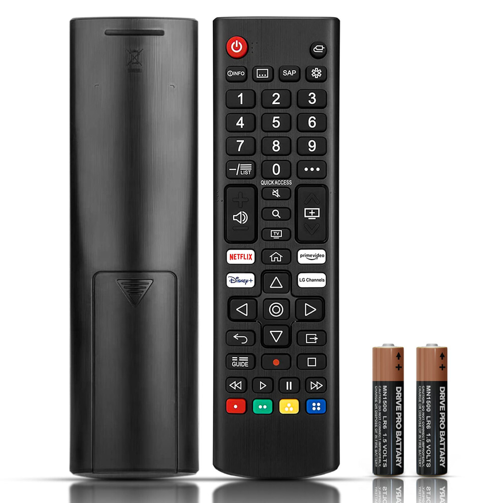 Universal Remote Control For Lg Smart Tv Remote Control With 2 Battery (Aaa) For All Models Lg Lcd Led Hdtv Uhd 3D 4K Universal Tv Remote Lg 5065014842942