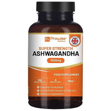 Ashwagandha 1500mg 180 Vegan Tablets | 6 Months' Supply | Pure High Strength Ashwagandha Root Extract | Ashwagandha Supplement | Made in UK by