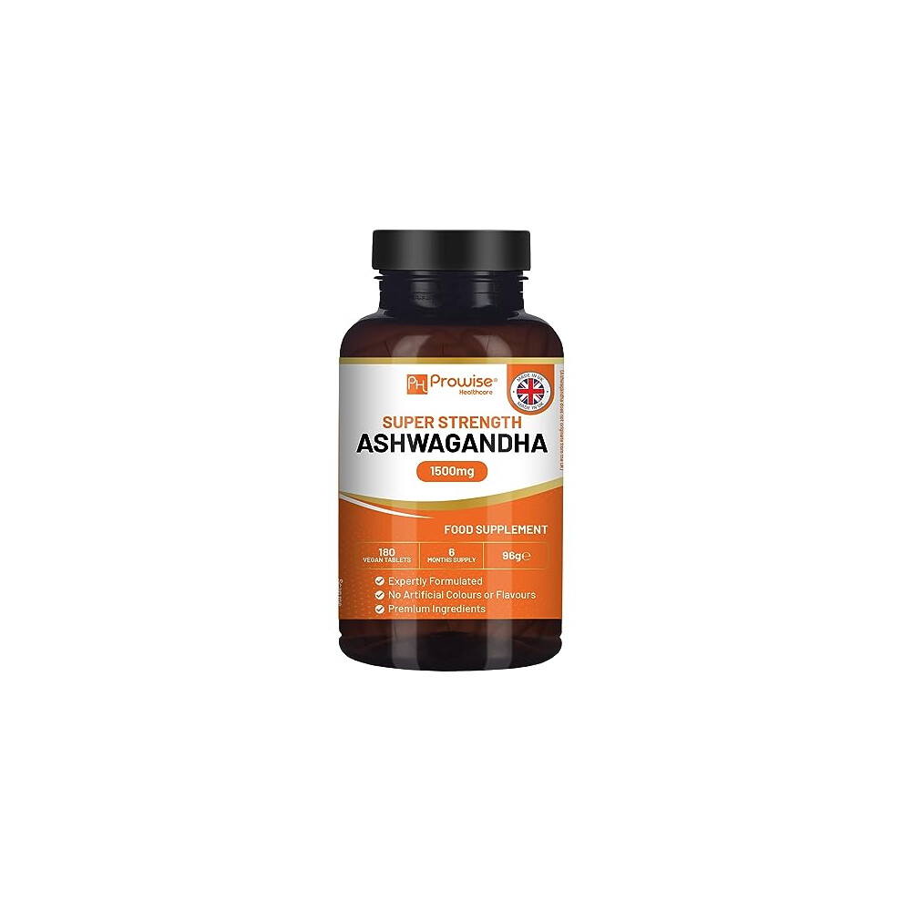 Prowise Ashwagandha 1500mg 180 Vegan Tablets | 6-Month Supply (1/Day) - Image 7