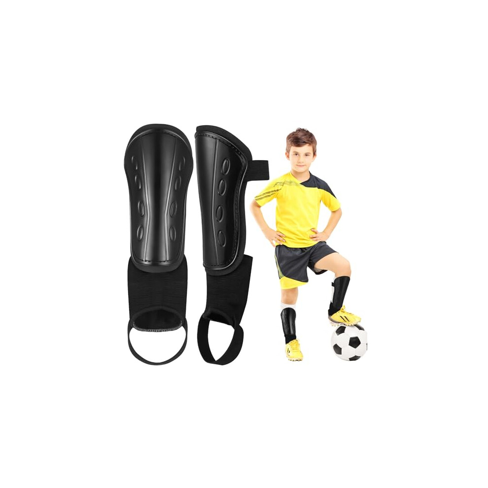 Football Shin Pads for Boys Kids, Leg Shin Guards with Calf & Ankle Protection for Kids, Footballs Training Equipment for Age 3-14 Youth and Adult