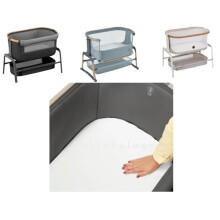 Maxi Cozi Iora Crib Mattresses - Breathable Extra Thick Super Soft Baby Anti Allergy Waterproof With Removable Washable Cover Made In UK (80 x 50 x 5