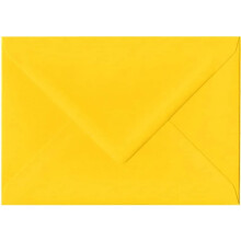 C5 Golden Yellow C5 Coloured envelopes for A5 Greeting Cards Wedding Invitation Crafts 162x229mm- Pack of 25 envelopes (Golden Yellow [V-Flap])