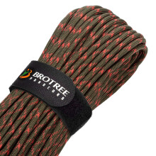 Paracord 4mm 9 Strands 100% Nylon Rope (15m-30m-50m-100m) Parachute Cord Type III for Survival, Outdoor, DIY - 280kg Breaking Load (Apocalypse, 15m)