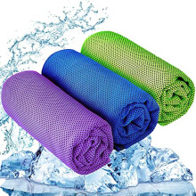 3 Pcs Cooling Towel (120x30 cm) Cool Cold Towel for Neck, Microfibre Ice Towel, Soft Breathable Chilly Towel for Yoga, Golf, Gym, Camping, Running,