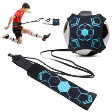 Football Kick Trainer Soccer Training Aid Belt Solo Close Control and Skills Kids Practice Waist Belt Hands Free Fits Ball Size 3, 4, and 5 as