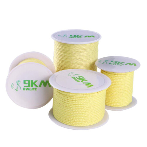 Kevlar Cord 0.8 3.5mm Braided Kevlar Line 100ft 200ft Kevlar String Aramid Rope for survival cord shock cord Fishing Tackle Assist Model Rocket