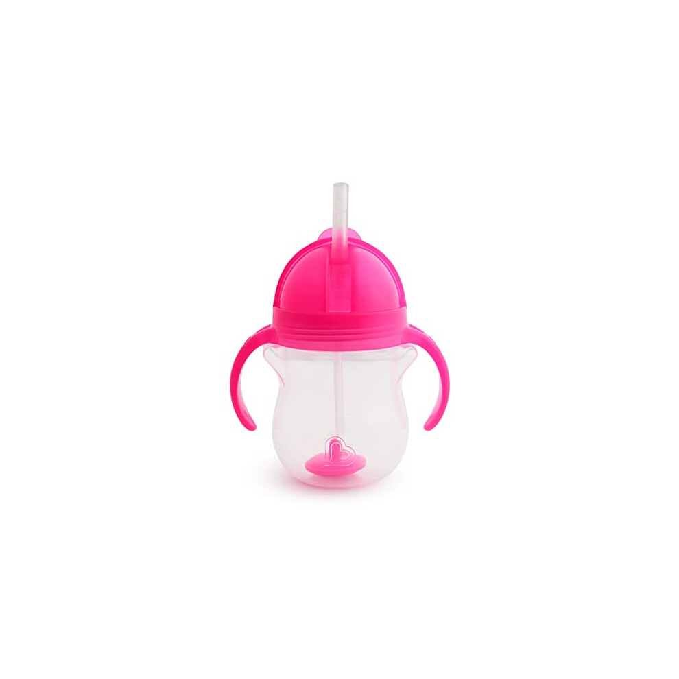 Click Lock Tip & Sip Straw Cup, Baby & Toddler Sippy Cups with Straw, BPA Free Non Spill Cup,Weighted Straw Childrens Cups, Baby Bottle, Trainer Cup