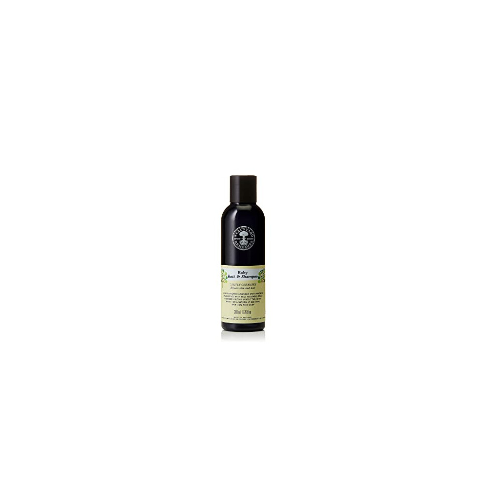 Baby Bath & Shampoo | Vegan Body Wash | Made with Lavender & Chamomile | Calming Gentle Bath For Baby | 200ml