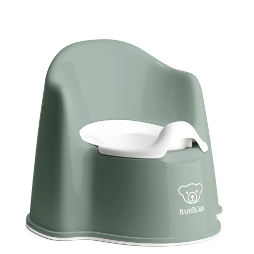BABYBJÖRN Potty Chair, Deep green/White