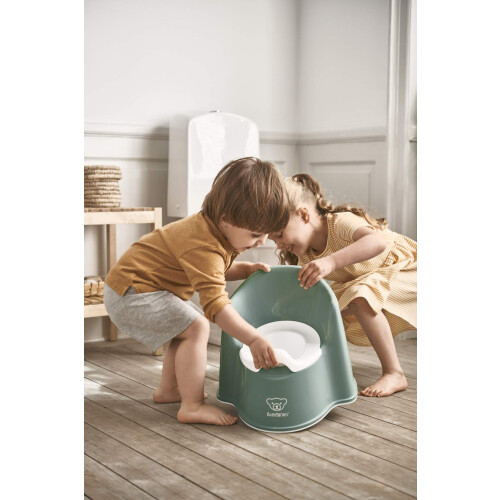 BABYBJÖRN Potty Chair, Deep green/White 1
