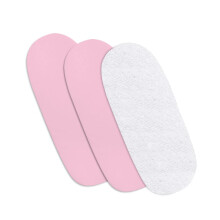 3 Pcs Moses Basket Fitted Sheets - 100% Pure Cotton 2x Fitted Sheets + 1x Waterproof Mattress Protector - Premium Quality High Thread Count (73-76 x
