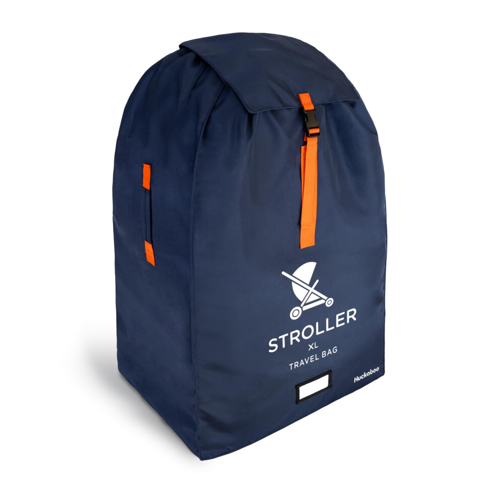 Xl Stroller Travel Bag - Pushchair And Pram Bag For Airplane, Navy Huckaboo