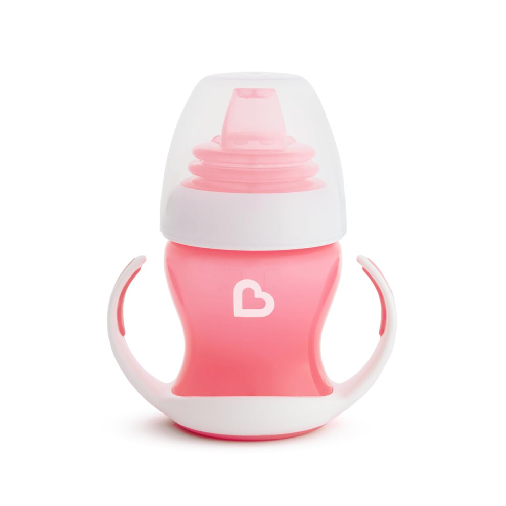 Gentle Transition Baby Cup, Babies & Toddlers Sippy Cups with Handles & Lids, BPA Free Non Spill Cup, Dishwasher Safe, Leakproof Silicone Childrens