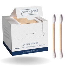 Clean Skin Club, Saubere Tupfer, Zweiseitig, 500 Stück