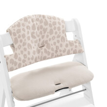 Alpha+ Highchair Pad Select, Leo Natural - Highchair Cushion, Soft Fabric, Machine Washable, Anti Slip