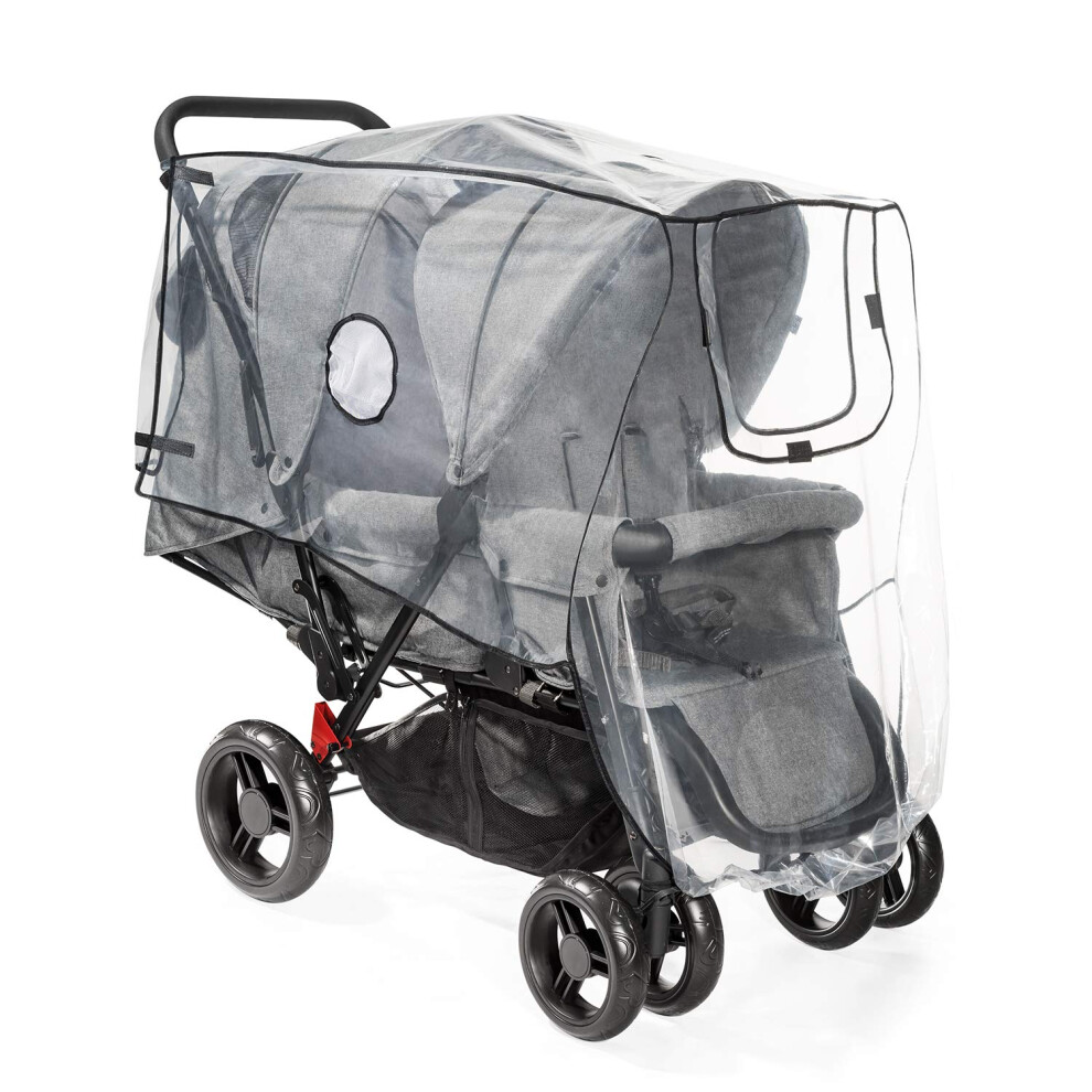 Reer Rain Cover For Double Stroller