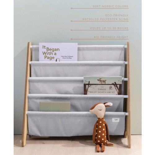 3 Sprouts - Biblioteca infantil cinza claro - ELEMENTOS PARA CRIANÇAS 1