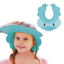 Shower Cap for Kids Baby Shower Cap, Bath Soft Cap, Adjustable Kids Shampoo Cap, Hair Washing Shield Shower Protector Adjustable Visor Hat for Kids